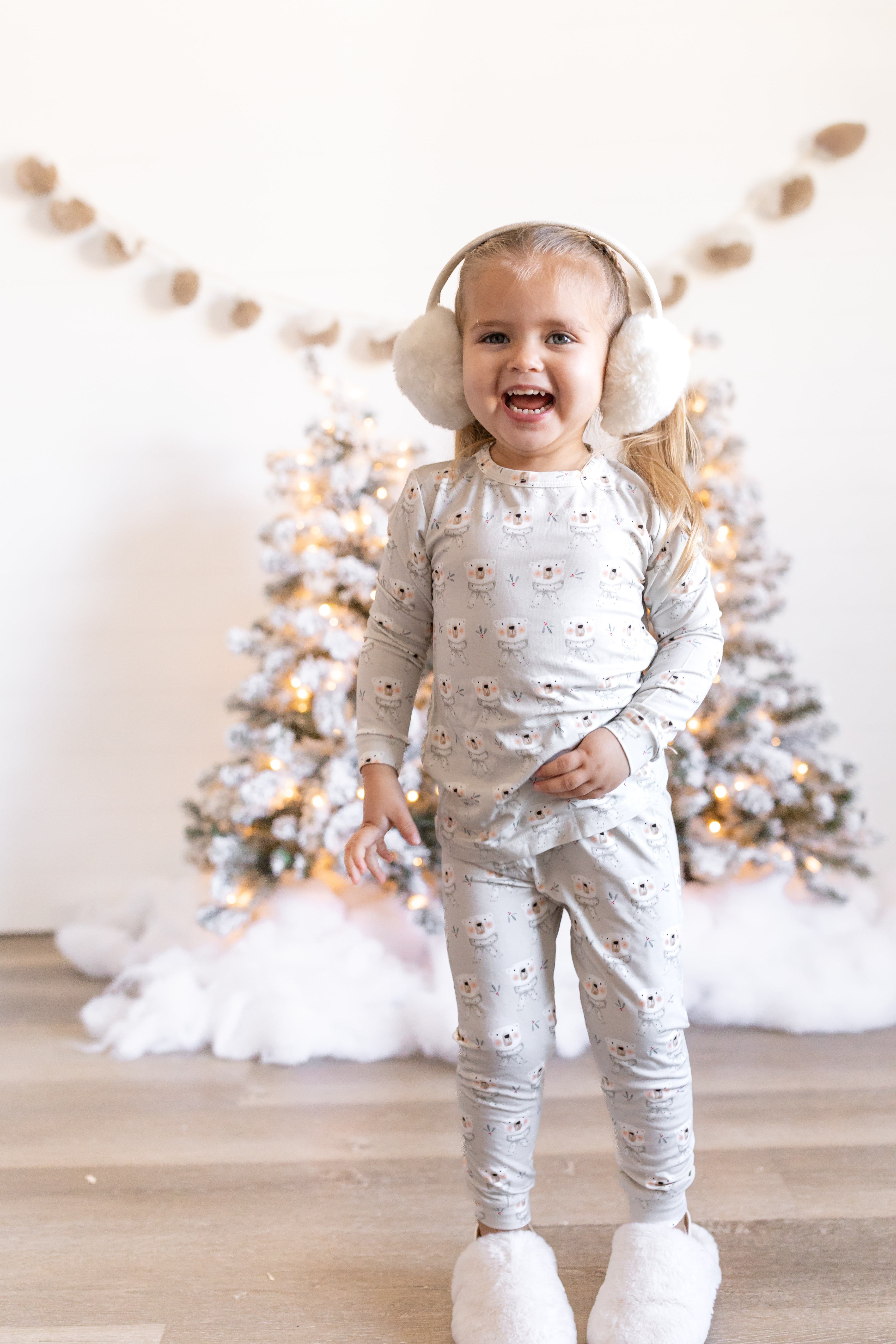 Polar Bear 2pc Bamboo Pajamas