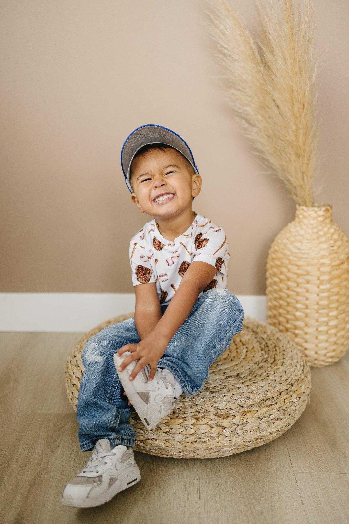 Grand Slam Bamboo Tee *Sizes 3/6m & Sz 6 Left
